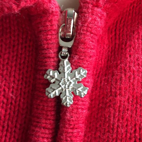Southern‎ Lady II Red Winter Snowflake Sweater Vest Women's Size 1X - Picture 4 of 10